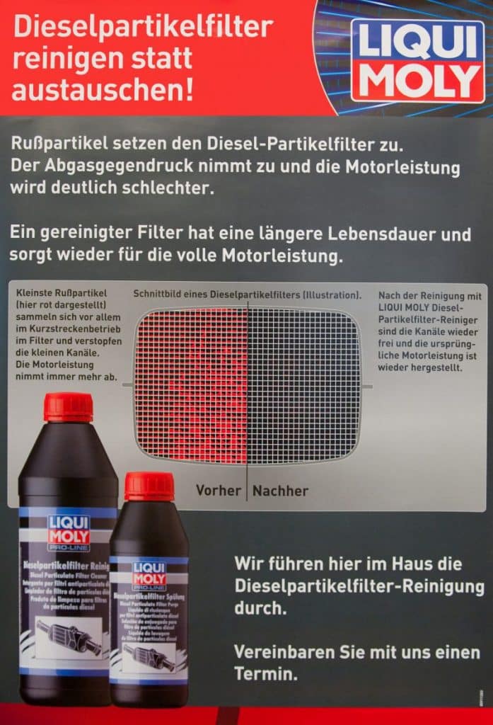 DPF CLEAN, Dieselpartikelfilter DPF Reiniger